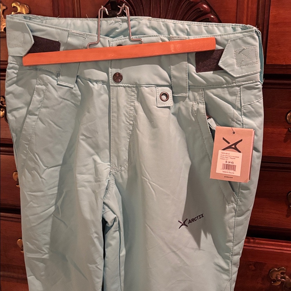 Arctix Teal Insulated Snow Pants - Picture 10 of 12